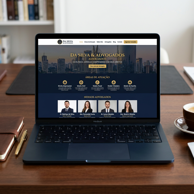 Site Escritório de Advocacia - Projeto Markenet